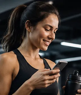 Gyms & Fitness: a real moment kept connected by Out Of Charge
